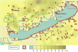 La zona del Lago Balaton