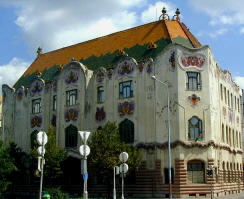 Palazzo decorato a Kecskemet